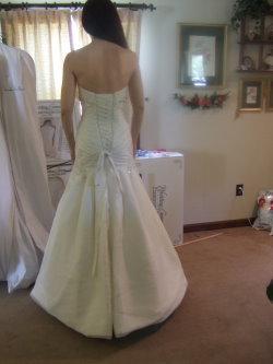 bustle a wedding dress