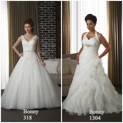 best style wedding dress for big bust