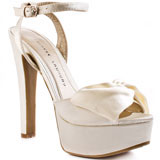 ivory bridal platform shoes