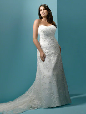 alfred angelo plus size wedding dress 1807W 