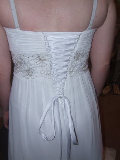 Pregnant Bride Alterations For Her Wedding Dress