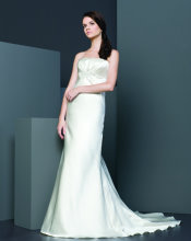 simple wedding dress, joli bridals 5009