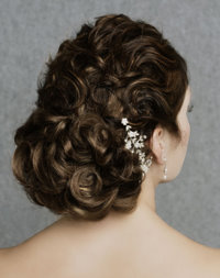 Modelbride style bridal wedding day hair style
