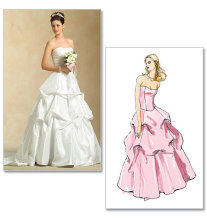 Design   Bridesmaid Dress on Gown Patterns  Bridal Dress Patterns To Design Your Own Wedding Dress