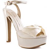 ivory bridal platform shoes