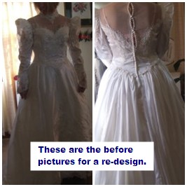 Custom Wedding Dress Makeover Redesigns