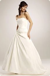 simple wedding dress, eden bridals 2279