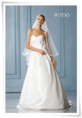 A-line wedding dress by WTOO