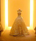 Spotlight on a unique wedding dress
