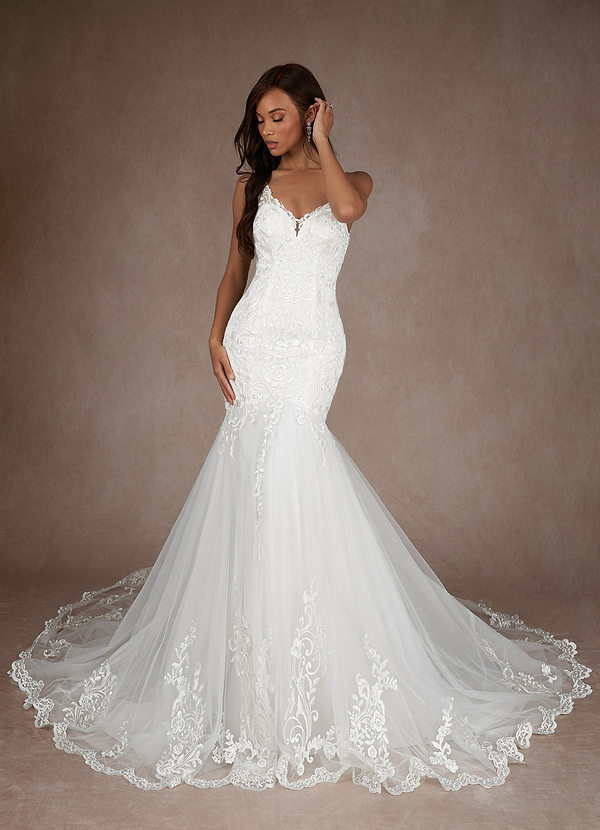 Azazie Diva Tulle Wedding Dress
