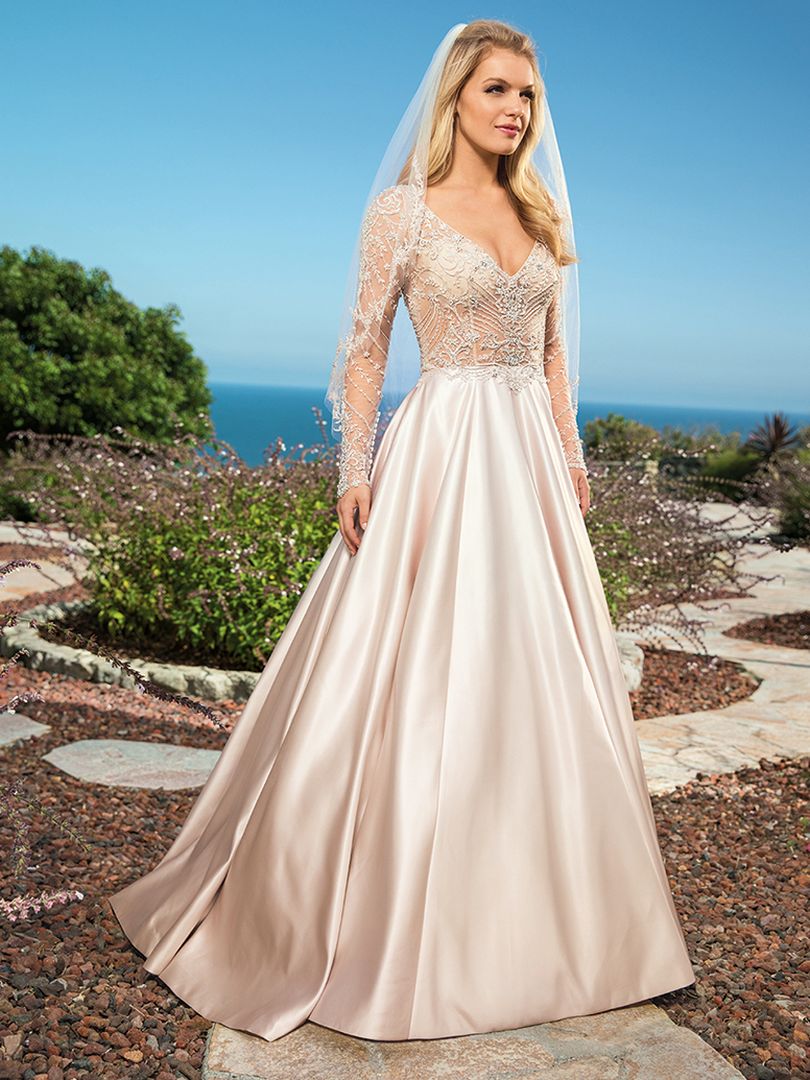 Casablanca Satin and Lace Style Cassandra Casablanca Satin and Lace Style Cassandra