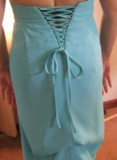 Corset lace up back dress Corset lace up back dress