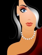 Mature bride face graphic