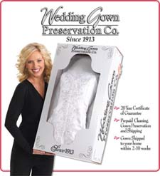 Wedding gown preservation kit