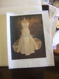 Wedding dress design picture