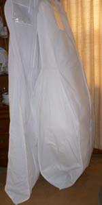 Wedding dress garment bag