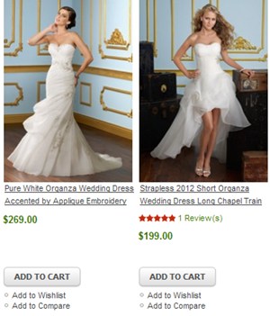 wedding dresses from china online shop